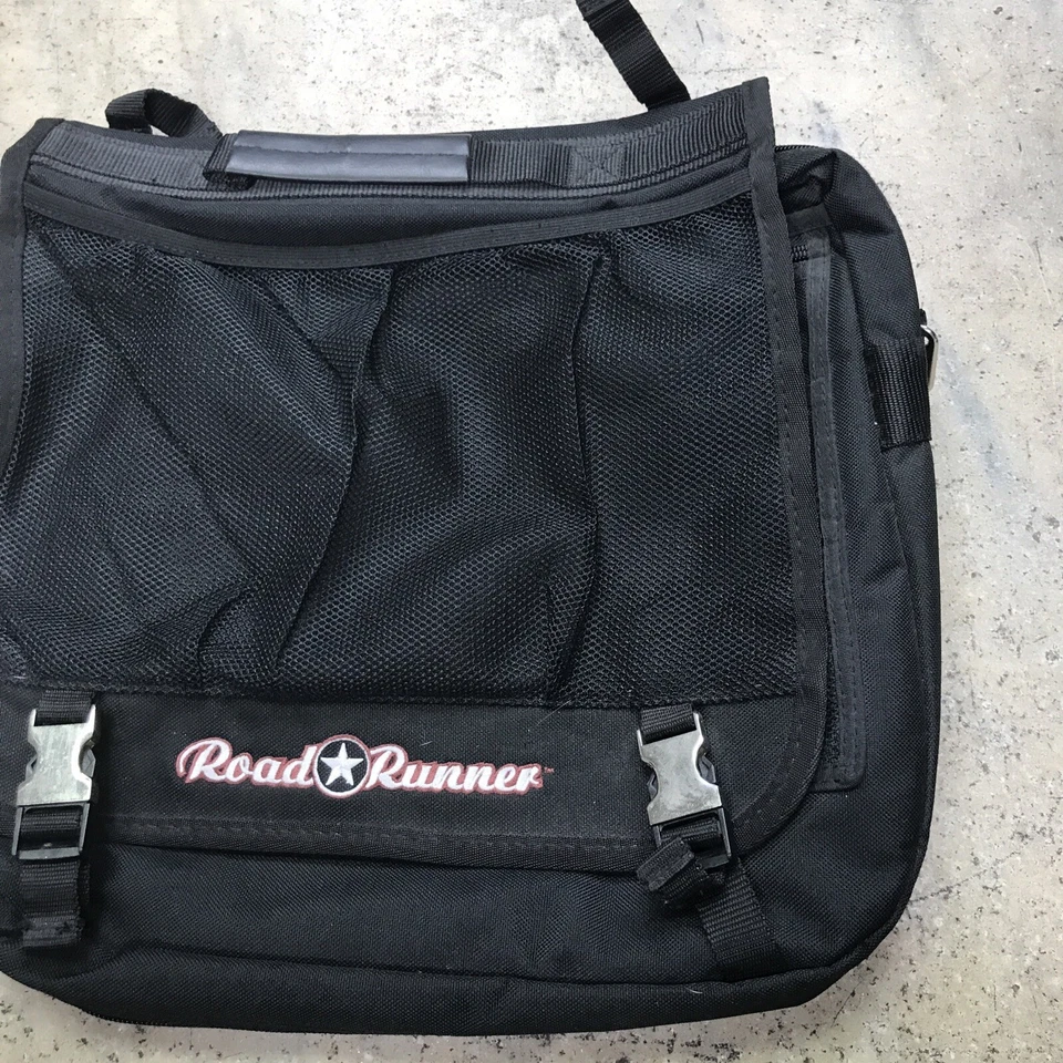 De Colección Road Runner Bolso de Mano Negro Músico Mensajero Bolso de Concierto - ¡Bonito Encontrar Envío Rápido! Foto 4 de 4