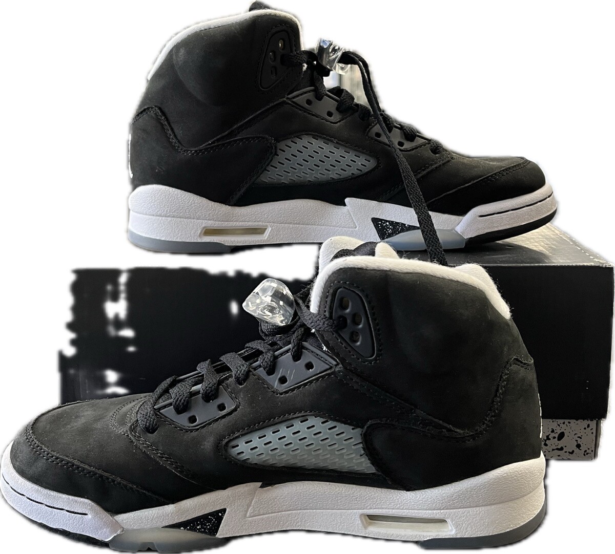 Nike Air Jordan 5 Retro Moonlight OREO 2021 (GS) 440888-011 Size 