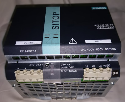 SIEMENS 6EP1436-3BA00 SITOP Modular 20A 3 ph