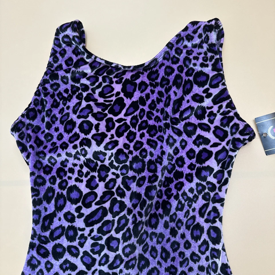 Eurotard Danza, Ballet, Gimnasia, Biketard Leotardo Púrpura Grande Nuevo Foto 4 de 4