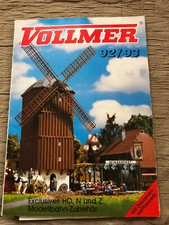 VOLLMER Katalog 92/93 H0,N + Z, Modellbahn-Zubehör, Mit Preisliste
