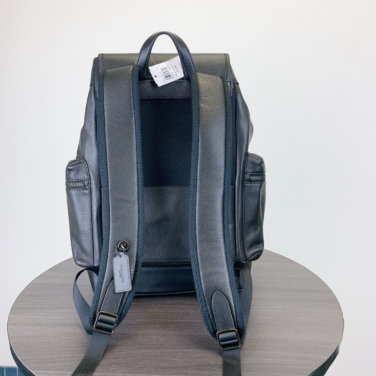 Coach C2710 Sprint Full Grain Black Leather Backpack for