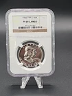 $700 NGC 1956 Type 2 Proof Franklin Half Dollar 50c NGC PF 69 CAMEO 1 Of 738