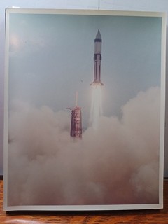 ORG Douglas Aircraft NASA Color Photo Saturn IB Rocket Launch Pad Shows RRP 816