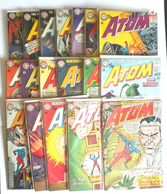 The Atom Silver Age DC Comics Lot #1-23 (17 issues) + Atom & Hawkman #40 | Keys