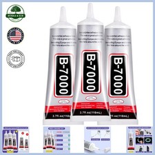 3 Pack Clear Adhesive Glue for Craft Projects, Jewelry, and DIY Creations