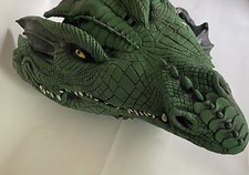 Large Latex Dragon Monster Head Cosplay Halloween Sci-fi Scary Mask Display