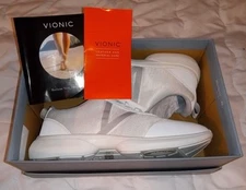 Brand NEW! Vionic Jolisa US 8.5 Womens Mesh Lace-Up Athletic Sneakers White