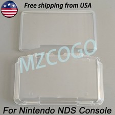 For Nintendo NDS DS Console Transparent White TPU Silicone Protective Case Cover