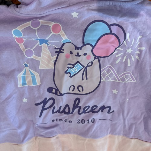 PUSHEEN BALLOON SUDADERA CON CAPUCHA - 15 Aniversario Pusheen Box Exclusivo (NUEVO) Mediano / M - Imagen 9 de 10