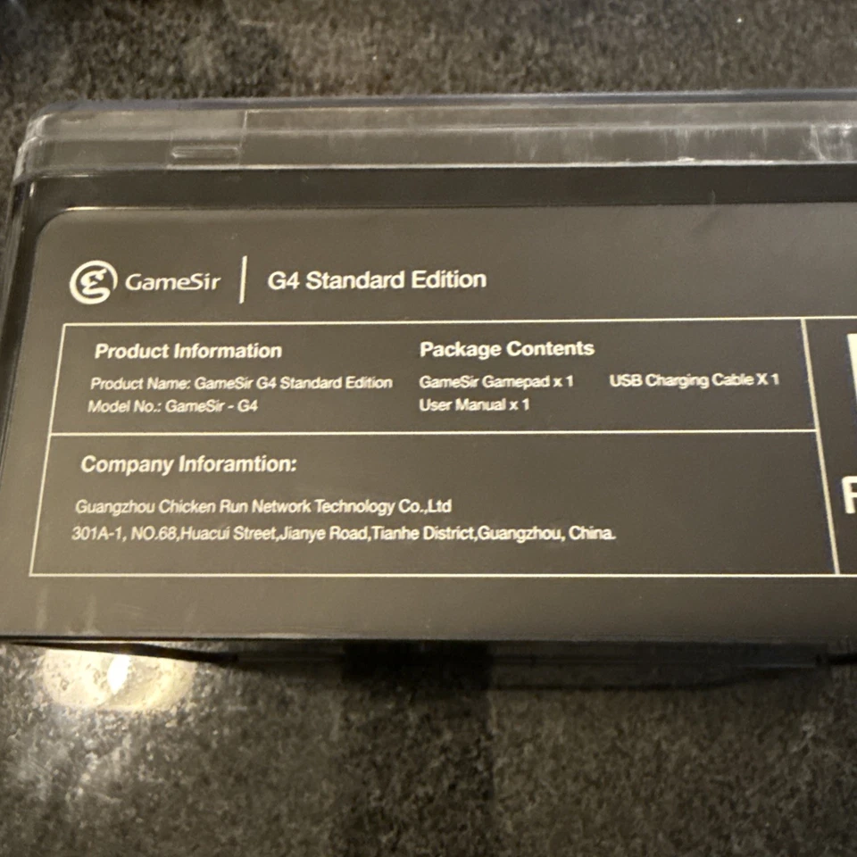 GameSir G4 Wireless Bluetooth Controller for Android/Windows/VR/PS3, Black - Image 3 of 4