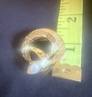Lieba USA Vintage Gold Tone Swirl Faux Pearl Scarf Clip Accessory — photo 4