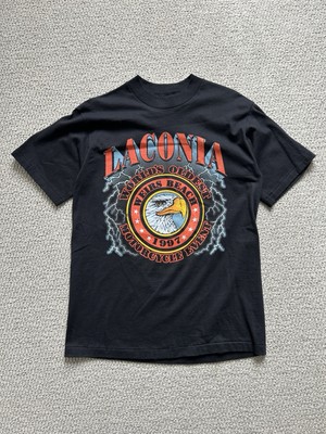 Vintage 1997 Laconia Weirs beach eagle Single Stitch Made In USA medium