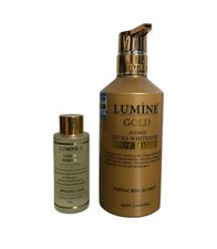 Lumine Gold Extra Whitening Body Lotion 400ml, Hydrating Gold Serum 50ml