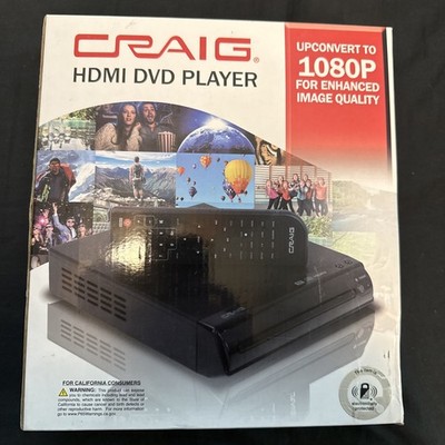 Craig CVD401a HDMI DVD Player Open Box, Never Been Used Still In Plastic!