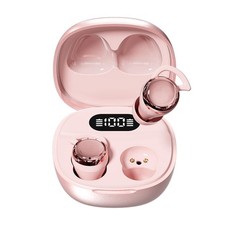 Yihou Invisible Small Mini Sleep Earbuds Pink Wireless Bluetooth Small,