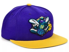 Mitchell & Ness Prpl/Yllow NBA Charlotte Hornets HWC Core Basic Snapback - OSFA