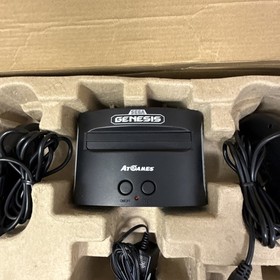 SEGA Genesis Classic Black Game Console with 81 Preloaded Games and Sonic Mortal