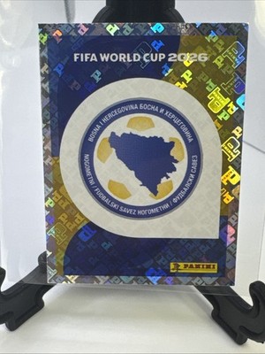 Panin FIFA 2026 World Cup Bosnia & Herzegovina Team Crest Hologram Sticker BIH 1