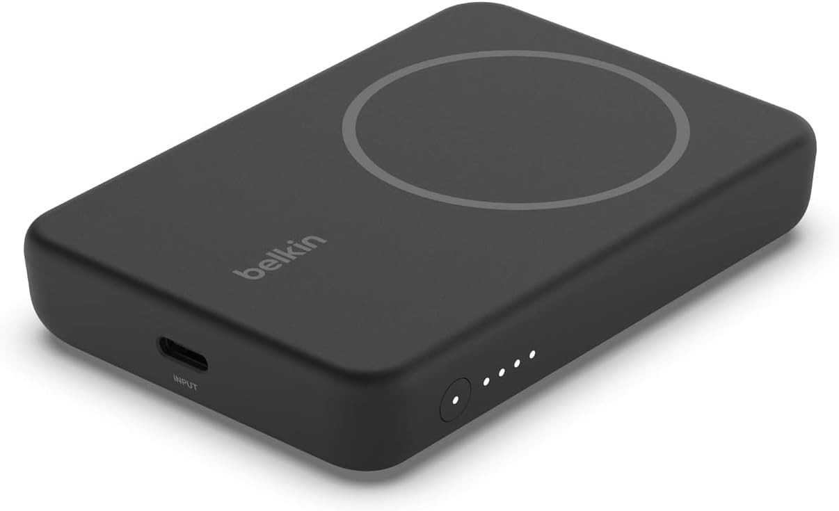 Belkin 5000mAh Magnetic Wireless Power Bank Portable Charger MagSafe New