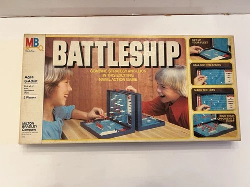 VINTAGE Battleship COMPLETE Milton Bradley 1981 Strategy Board Game, FREE SHIP