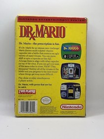 Dr. Mario (Nintendo NES, 1990) Incluye Caja y Cartucho de Juego