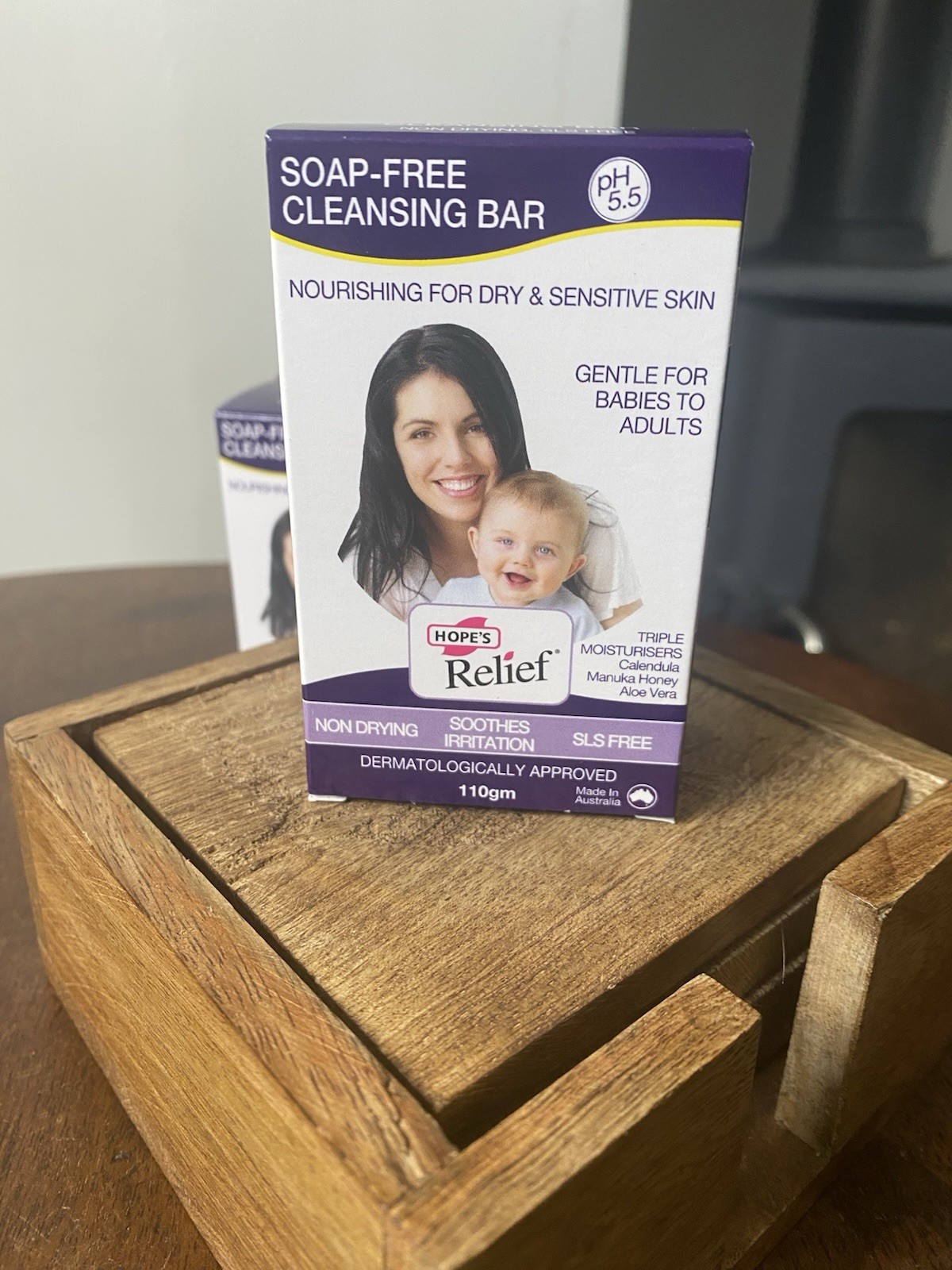 Hopes Relief Soap Free Cleansing Bar 110g - 4 Pack - Image 2