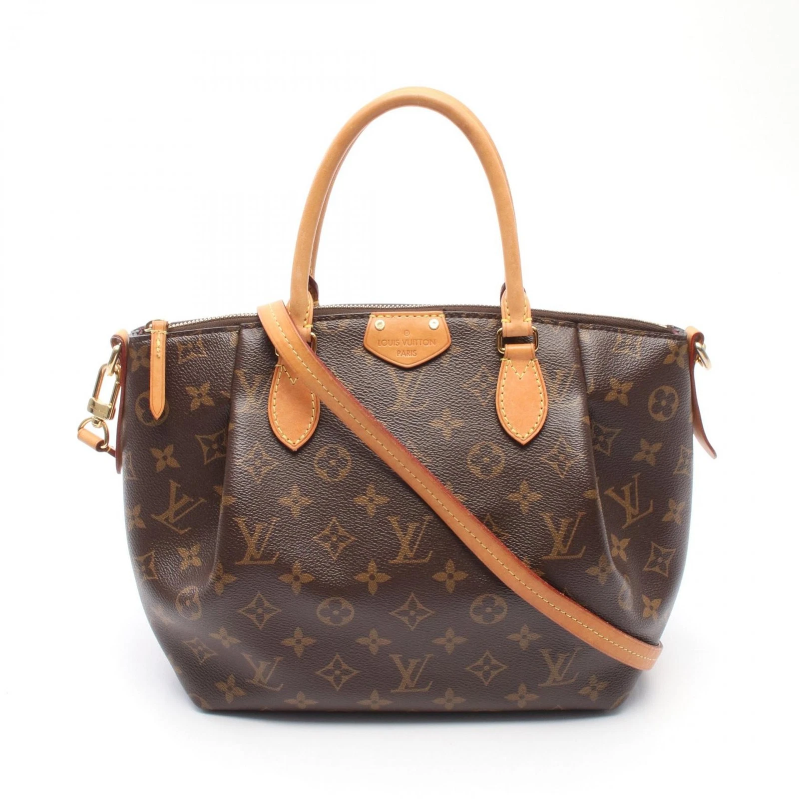 LOUIS VUITTON（LV） Borsa a tracolla Louis Vuitton Turen PM M48813 tela monogramma marrone usata donna