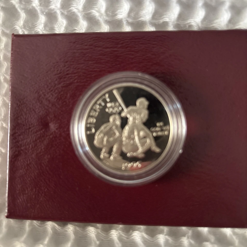 1995 PROOF US Olympic Games Coins of the Atlanta Centennial Half Dollar #46733L - Image 3 of 4