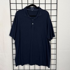 Peter Millar Crown Crafted Polo Shirt Mens XXL Blue Golf Business Casual Preppy