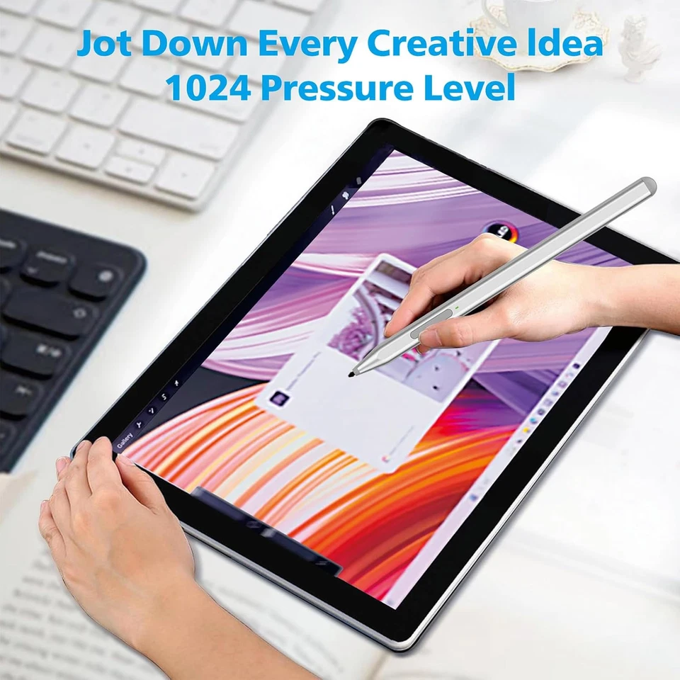 Penna Stilo per Microsoft Surface Pro11/10/9/8/X/7+/6/5/4/3/Surface 3, Surface G - Immagine 3 di 4