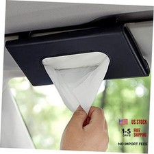 Car Tissue Holder, Upgraded Version Hanging Tissue Holder in Car, Premium PU