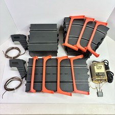 ELDON 1/32 SCALE Electric Race Car Track PARTS LOT OF 42 UNTESTED READ 