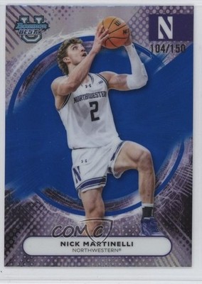 2025-26 Bowman U Best Blue Refractor 104/150 Nick Martinelli #70 1m9j