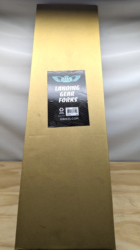 SE Racing BMX 24" HORQUILLA TREN DE ATERRIZAJE para 1" Roscado vieja escuela CROMO CrMo NUEVO Foto 2 de 4