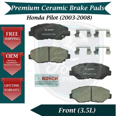 Bosch OEM Front Ceramic Brake Pads Kit For 2003-2008 Honda Pilot 9 Yr Warranty