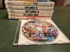 Just Dance 2014, 2015, Disney Party 2, 3, 4 Wii Games TESTED 6 Game Lot Bundle