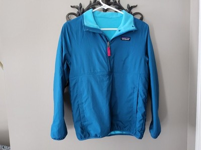 Patagonia Reversible Snap T Glissade Pullover Womens X-Small Teal