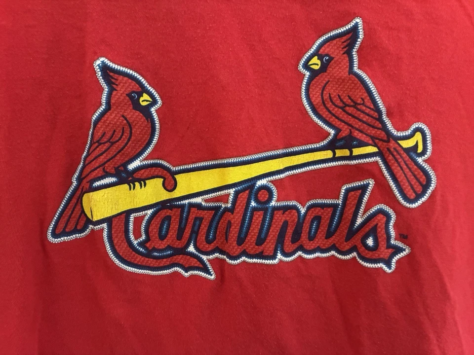 Camisa Majestic Niños Niñas Cardenales de San Luis Matt Holliday Manga Corta Roja S Foto 3 de 4