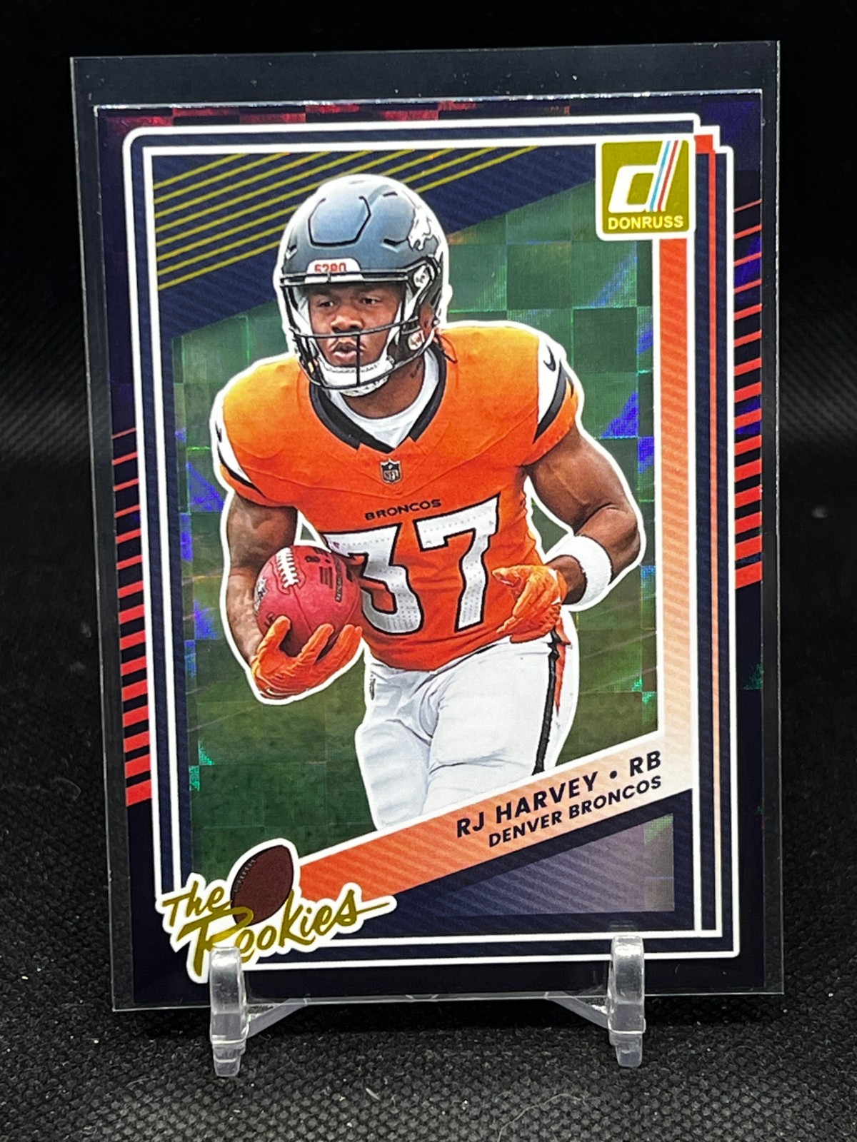 2025 Donruss Football The Rookies RJ Harvey #32 RC