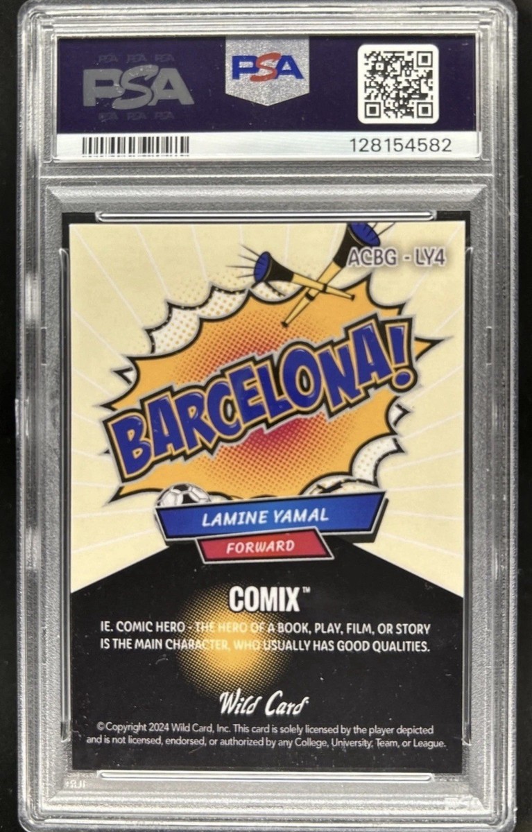 2024 Wild Card Lamine Yamal Comix - Lamine Yamal #LY4 Barcelona