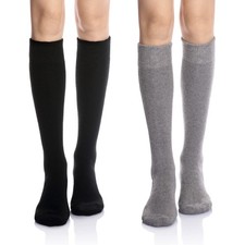 2 Pairs Womens Knee High Wool Socks Winter Thick Thermal Soft Comfy Long Warm