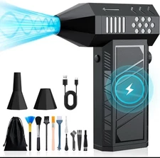 Compressed Air Duster 8000mAh Powerful 130,000 RPM Air Pump for Inflatables