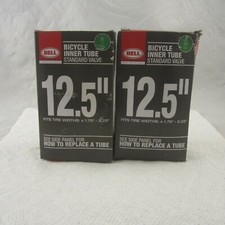 Bell Bicycle Inner Tube 12.5 Inches x 1.75-2.25 Inches Standard Valve Lot Of 2.