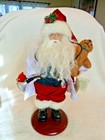 Doctor Santa by Tina Mitchell, with lab coat, stethoscope & bear. Orig Tag — photo 8