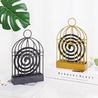 New Listing1pcs Mosquitoes Coil Holders Outdoor Bird Cage Portable Incense Coil Holder New