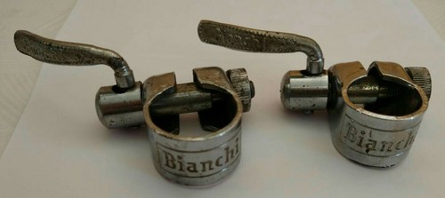 Collana serraggio Sella e serraggio Manubrio BIANCHI epoca vintage set  anello | eBay