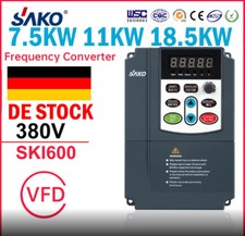 380V 7.5KW 11KW 18.5KW Frequenzumrichter Frequenzumwandler Inverter VFD DE Stock