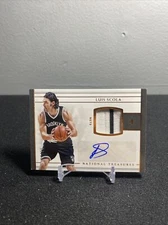 2016-17 National Treasures Luis Scola GU Patch Auto Autograph #17/25 Nets