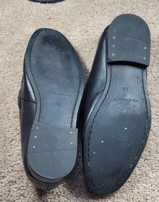 VINCE CAMUTO-Black Leather, Mens Slip.On/Horse.Bit, Casual  display picture 3